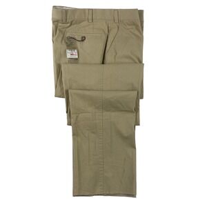 Hiltl Light Khaki Mens Napa-HLC Cotton Chino Pant Size 32xUnfin NWT